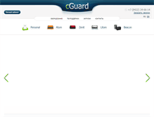 Tablet Screenshot of cguard.ru